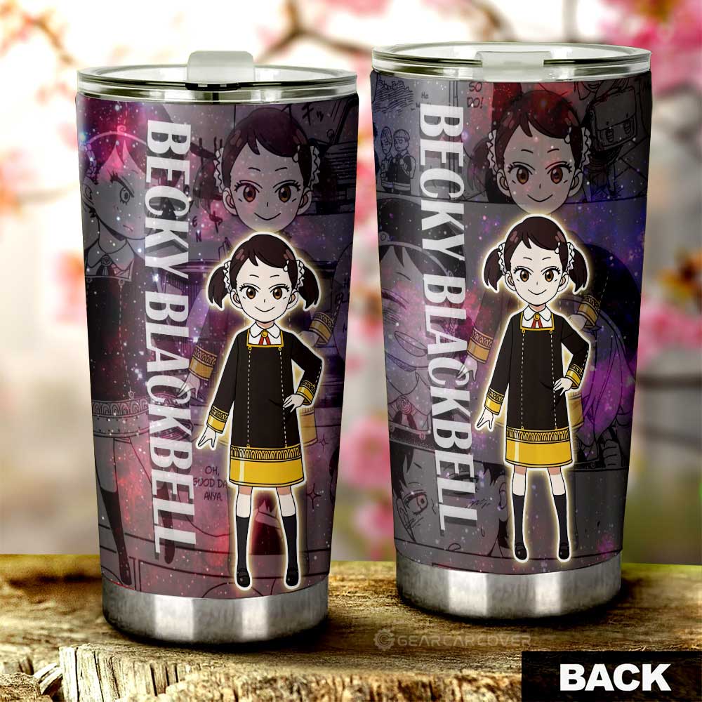 Spy x Family Anime Tumbler Cup Custom Becky Blackbell Galaxy Style Car Accessories - Gearcarcover - 3