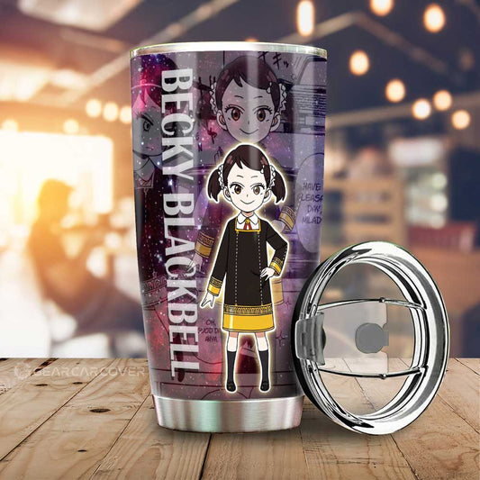 Spy x Family Anime Tumbler Cup Custom Becky Blackbell Galaxy Style Car Accessories - Gearcarcover - 1