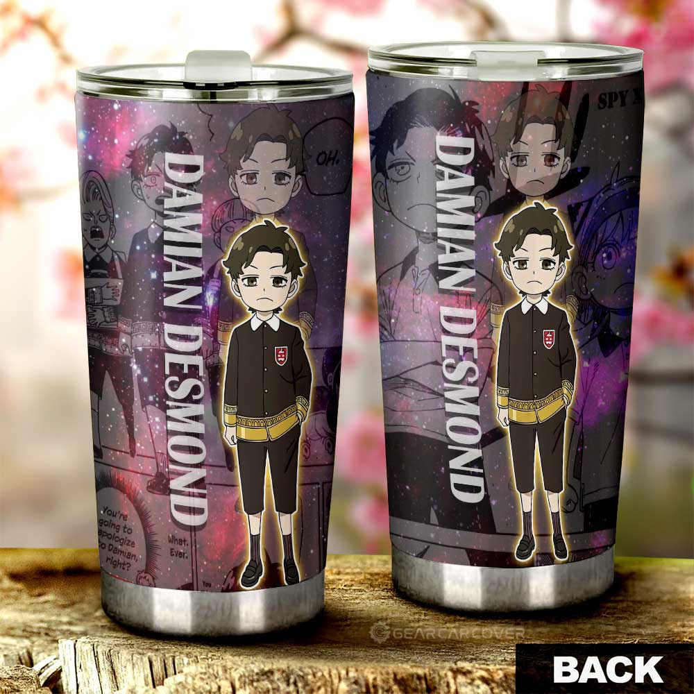 Spy x Family Anime Tumbler Cup Custom Damian Desmond Galaxy Style Car Accessories - Gearcarcover - 3