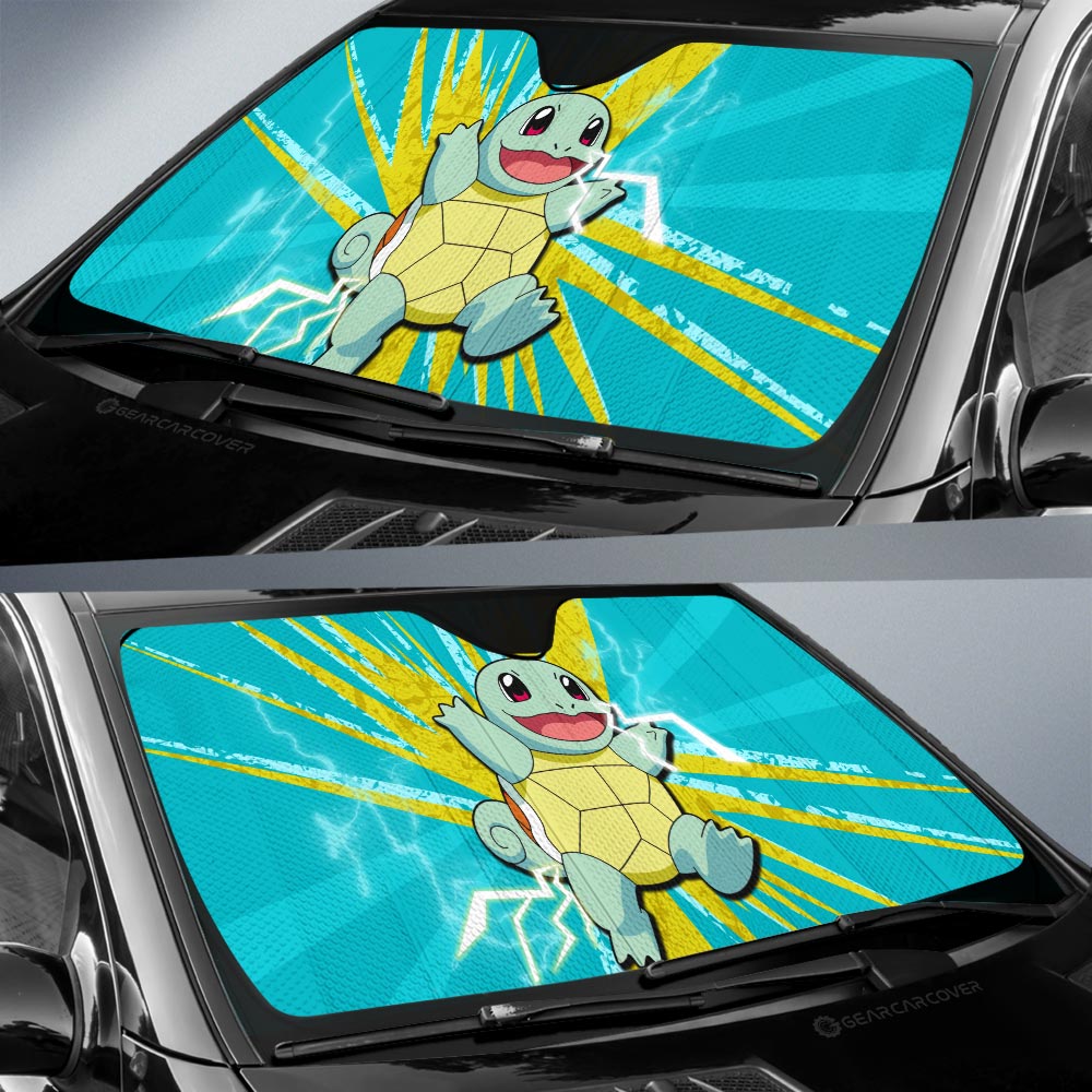 Squirtle Car Sunshade Custom Car Interior Accessories - Gearcarcover - 3