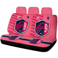 St Louis City SC Car Back Seat Covers Custom Car Accessories For Fans - Gearcarcover - 2
