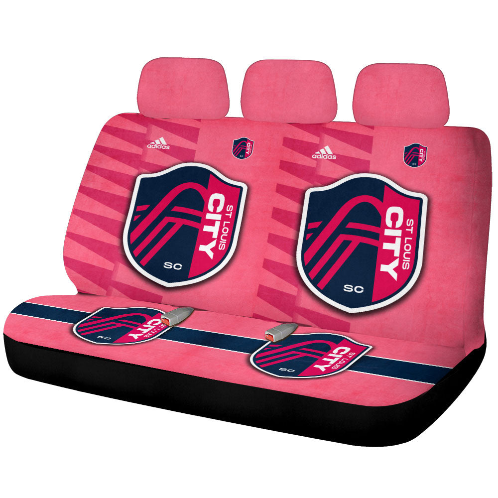St Louis City SC Car Back Seat Covers Custom Car Accessories For Fans - Gearcarcover - 2