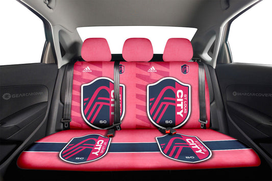 St Louis City SC Car Back Seat Covers Custom Car Accessories For Fans - Gearcarcover - 1