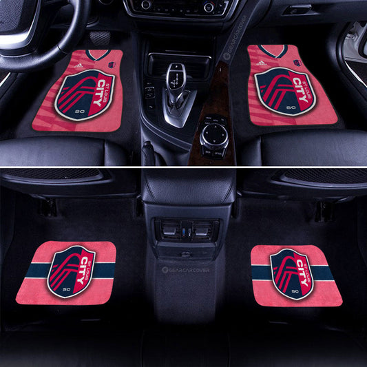 St Louis City SC Car Floor Mats Custom Car Accessories For Fans - Gearcarcover - 2