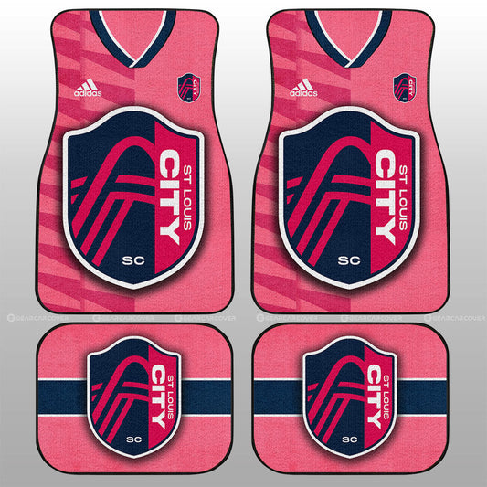 St Louis City SC Car Floor Mats Custom Car Accessories For Fans - Gearcarcover - 1