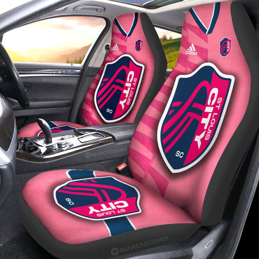 St Louis City SC Car Seat Covers Custom Car Accessories For Fans - Gearcarcover - 1