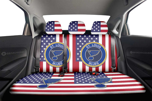 St. Louis Blues Car Back Seat Cover Custom Car Accessories - Gearcarcover - 2