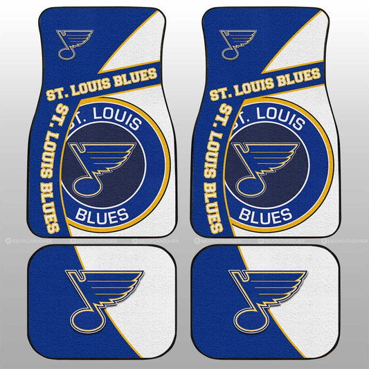St. Louis Blues Car Floor Mats Custom Car Accessories For Fans - Gearcarcover - 1