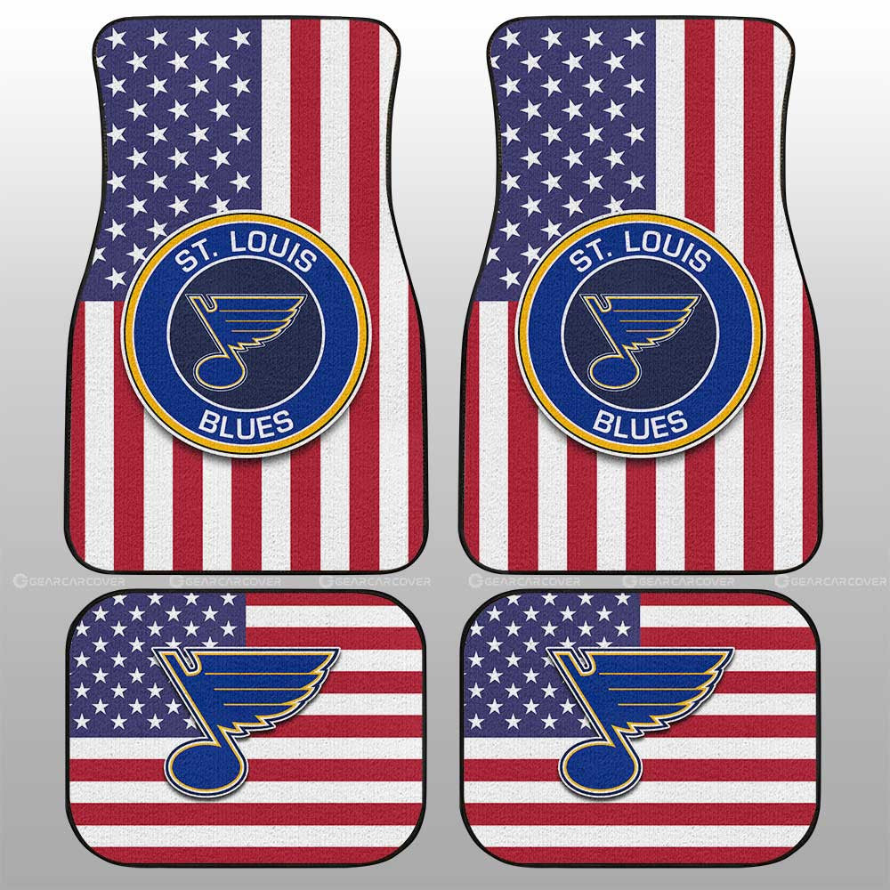St. Louis Blues Car Floor Mats Custom Car Accessories - Gearcarcover - 1