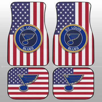 St. Louis Blues Car Floor Mats Custom Car Accessories - Gearcarcover - 1