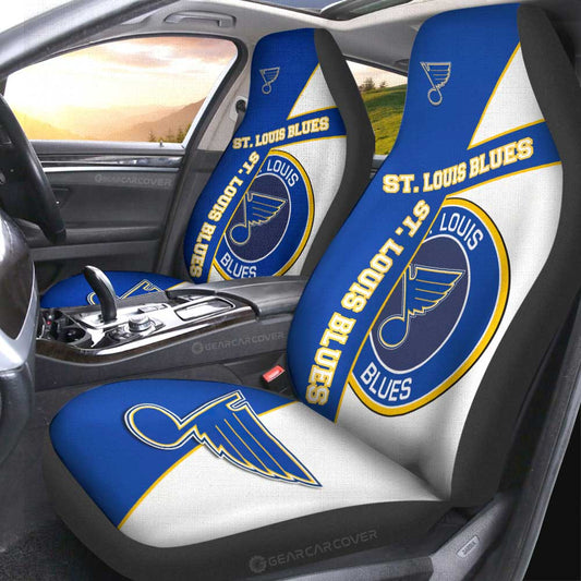 St. Louis Blues Car Seat Covers Custom Car Accessories For Fans - Gearcarcover - 2
