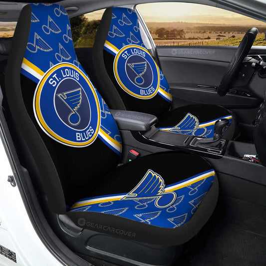 St. Louis Blues Car Seat Covers Custom Car Accessories For Fans - Gearcarcover - 1