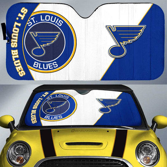 St. Louis Blues Car Sunshade Custom Car Accessories For Fans - Gearcarcover - 1
