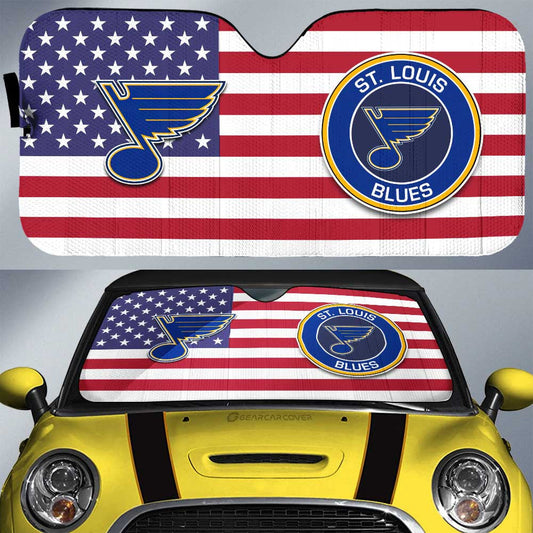 St. Louis Blues Car Sunshade Custom Car Accessories - Gearcarcover - 1