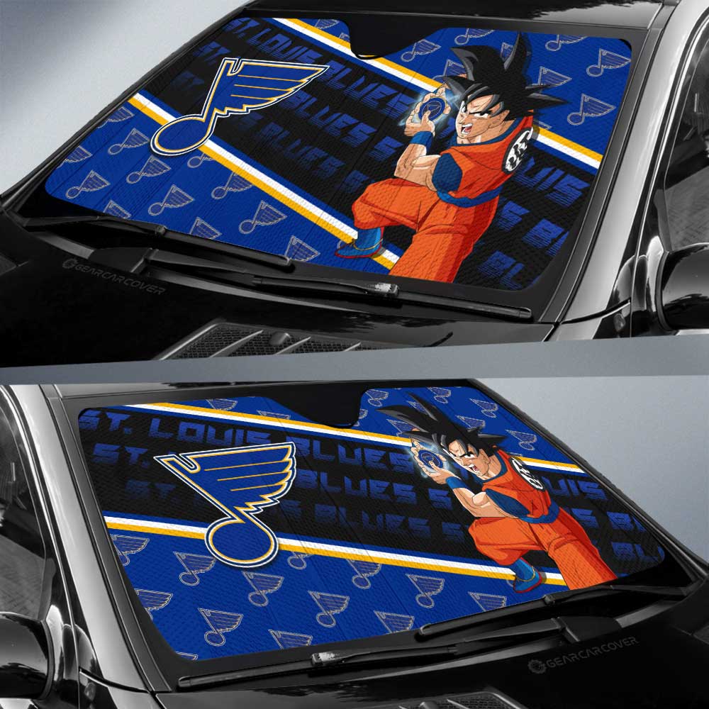 St. Louis Blues Car Sunshade Custom Car Decorations For Fans - Gearcarcover - 2