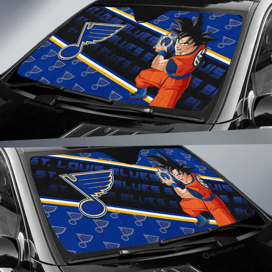 St. Louis Blues Car Sunshade Custom Car Decorations For Fans - Gearcarcover - 2