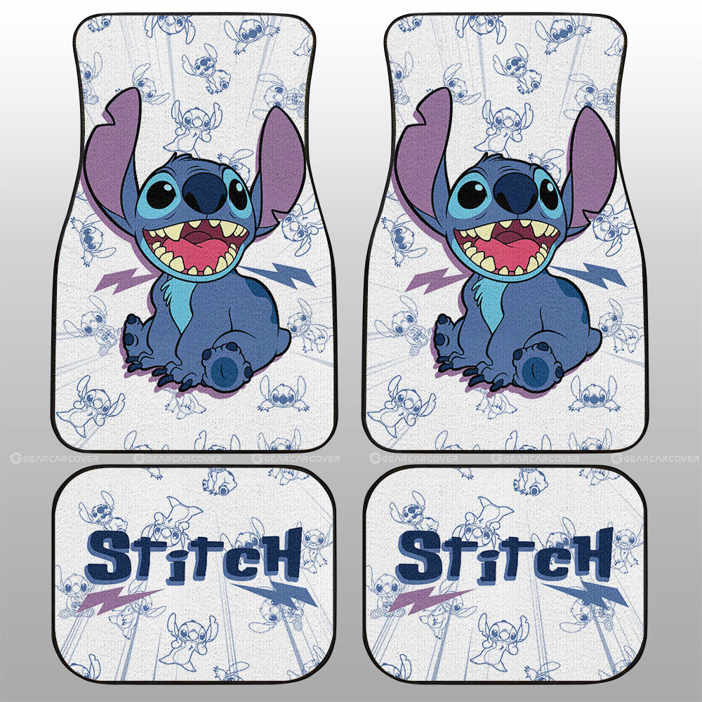 Stitch Car Floor Mats Custom Cartoon Car Accessories - Gearcarcover - 1