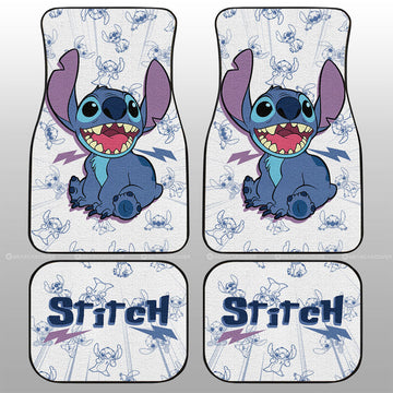 Stitch Car Floor Mats Custom Cartoon Car Accessories - Gearcarcover - 1