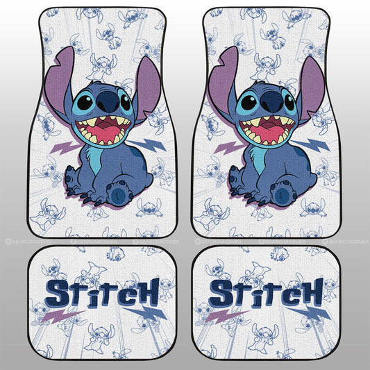 Stitch Car Floor Mats Custom Cartoon Car Accessories - Gearcarcover - 1