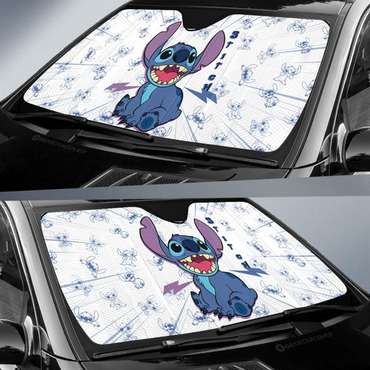 Stitch Car Sunshade Custom Cartoon Car Accessories - Gearcarcover - 2