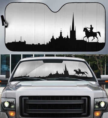 Stockholm Skyline Car Sunshade Custom Car Accessories - Gearcarcover - 1