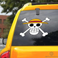 Straw Hat Pirates Flag Car Sticker Custom One Piece Anime Car Accessories - Gearcarcover - 3