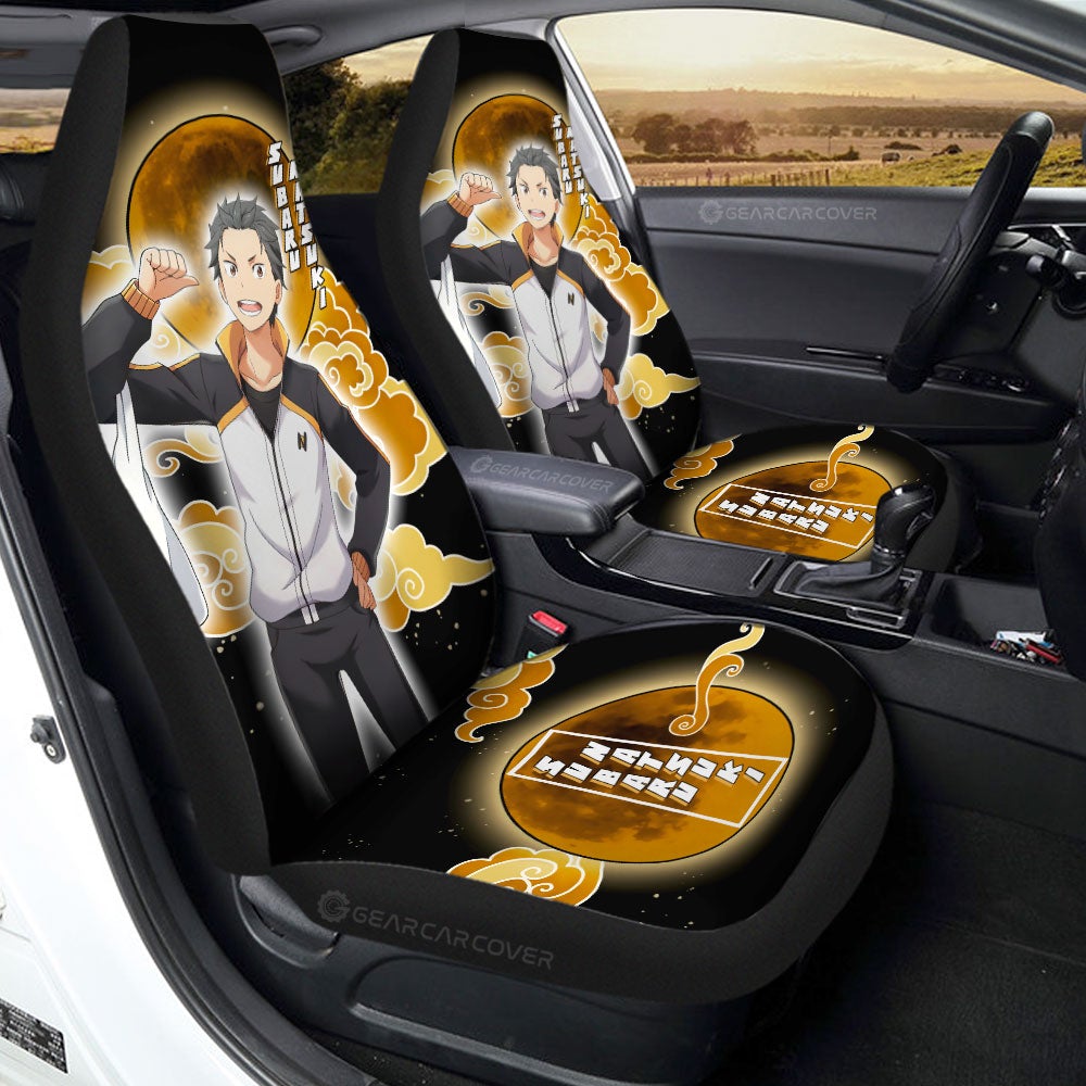 Subaru Natsuki Car Seat Covers Custom Re:Zero Anime Car Accessoriess - Gearcarcover - 1