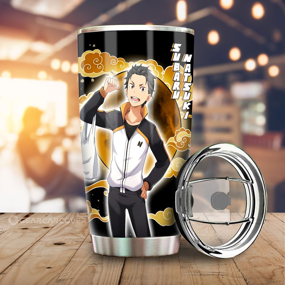 Subaru Natsuki Tumbler Cup Custom Re:Zero Anime Car Accessoriess - Gearcarcover - 1