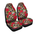 Sugar Skull Car Seat Covers Custom Pattern Car Interior Accessories - Gearcarcover - 2