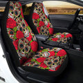 Sugar Skull Car Seat Covers Custom Pattern Car Interior Accessories - Gearcarcover - 3