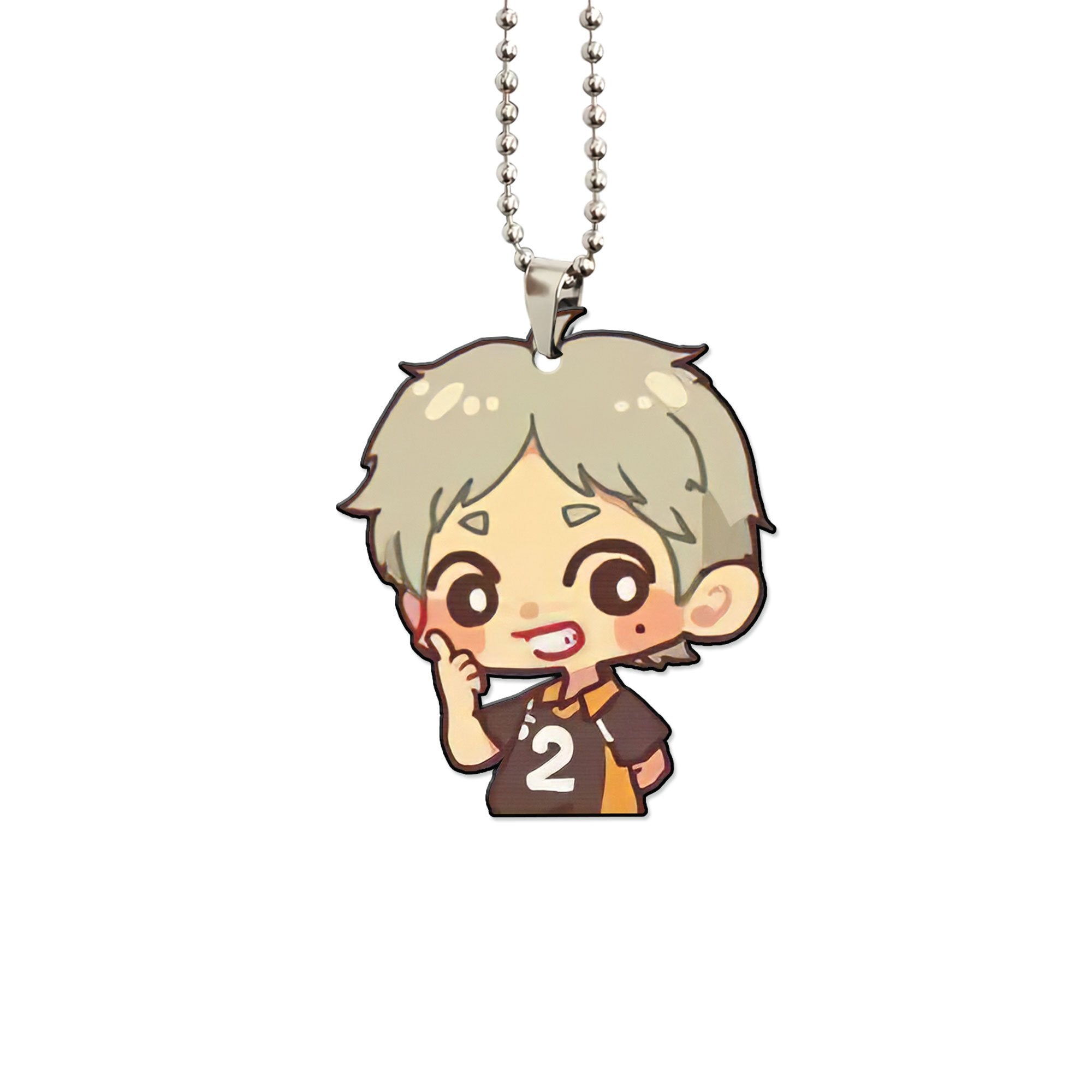 Sugawara Koshi Ornament Custom Anime Haikyuu Car Accessories - Gearcarcover - 1