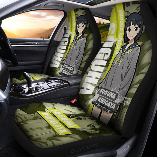Suguha Kirigaya Sword Art Online Car Seat Covers Custom Anime Car Interior Accessories - Gearcarcover - 2