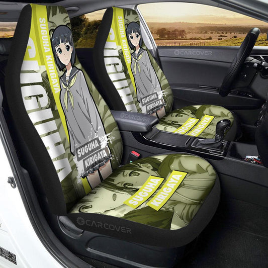 Suguha Kirigaya Sword Art Online Car Seat Covers Custom Anime Car Interior Accessories - Gearcarcover - 1