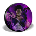 Sukehiro Yami Spare Tire Covers Custom Black Clover Anime Car Accessories - Gearcarcover - 2