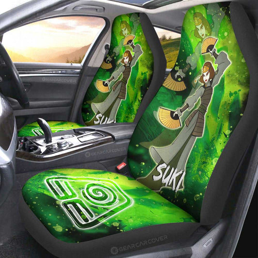 Suki Car Seat Covers Custom Avatar The Last Airbender Anime - Gearcarcover - 2