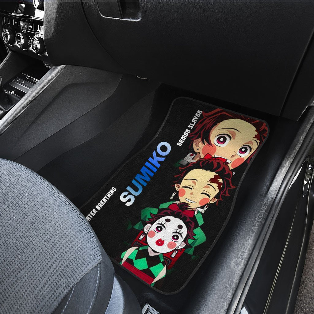 Sumiko Car Floor Mats Custom Demon Slayer Anime - Gearcarcover - 4