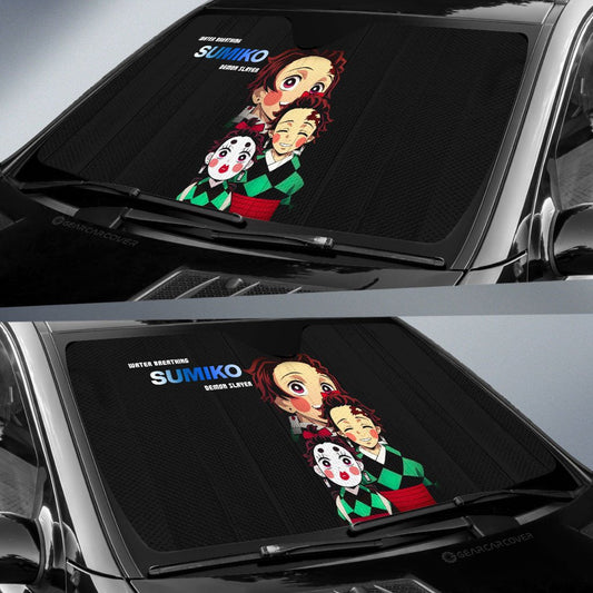 Sumiko Car Sunshade Custom Demon Slayer Anime - Gearcarcover - 2