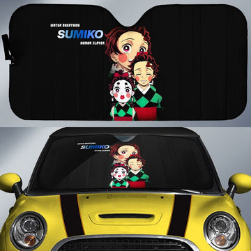 Sumiko Car Sunshade Custom Demon Slayer Anime - Gearcarcover - 1