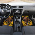 Sunflower Brown Dachshund Car Floor Mats Idea Car Accessories For Dachshund Owners - Gearcarcover - 3