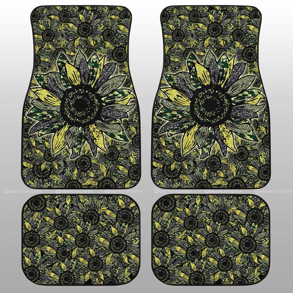 Sunflower Car Floor Mats Custom Car Decoration - Gearcarcover - 2