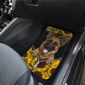 Sunflower German Shepherd Car Floor Mats Car Accessories For German Shepherd Trainers - Gearcarcover - 4