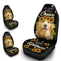 Sunflower Golden Retriever Car Seat Covers Custom Kindness Dog Car Accessories - Gearcarcover - 4