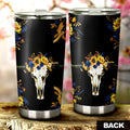 Sunflower Tumbler Cup Custom Personalized Name Car Interior Accessories - Gearcarcover - 2