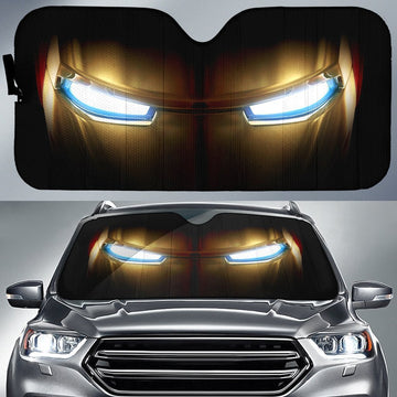 Super Hero Iron Car Sunshade Custom Car Sun Visor Accessories - Gearcarcover - 1