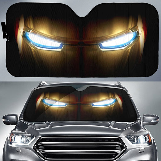 Super Hero Iron Car Sunshade Custom Car Sun Visor Accessories - Gearcarcover - 1