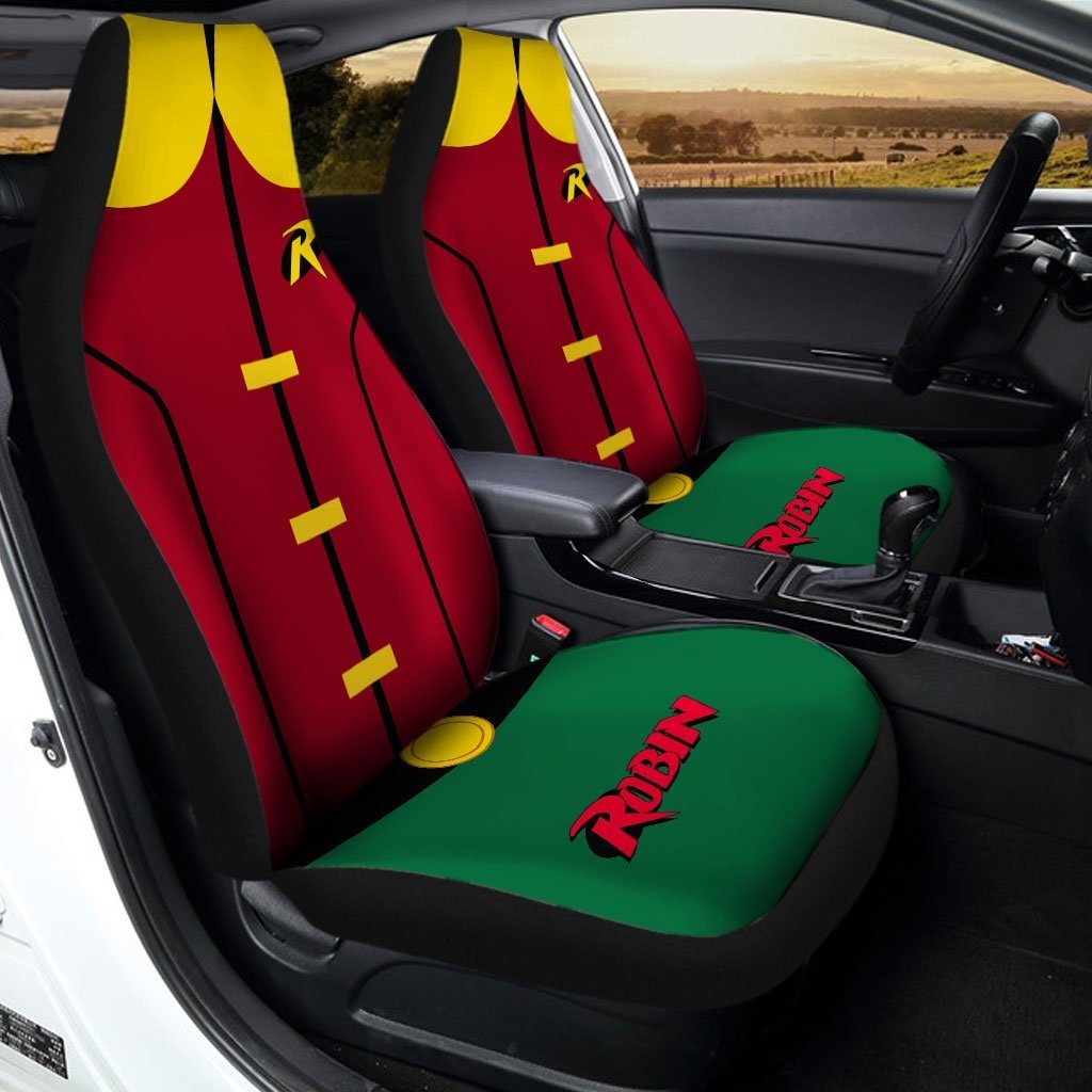 Super Hero Robin Car Seat Covers Custom Uniform - Gearcarcover - 2