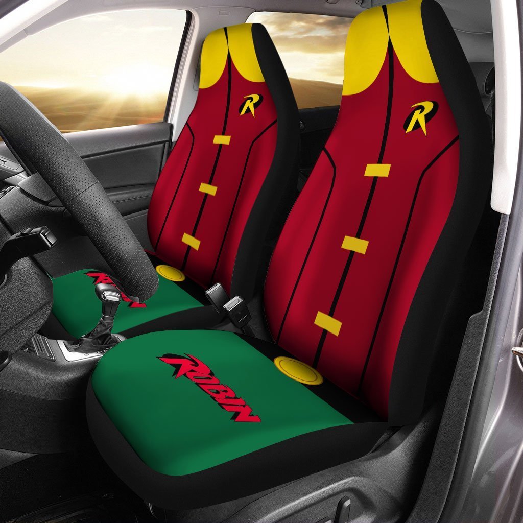 Super Hero Robin Car Seat Covers Custom Uniform - Gearcarcover - 1