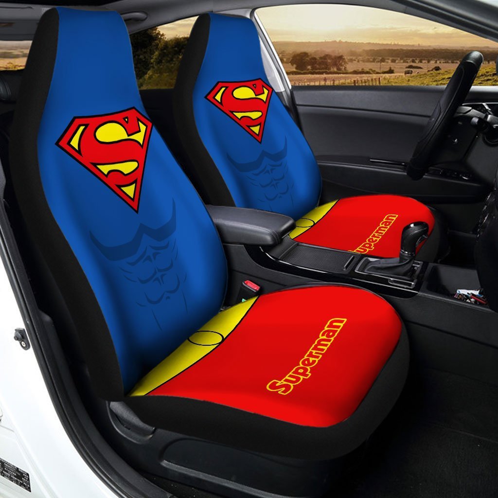 Super Hero Superman Car Seat Covers Custom - Gearcarcover - 2