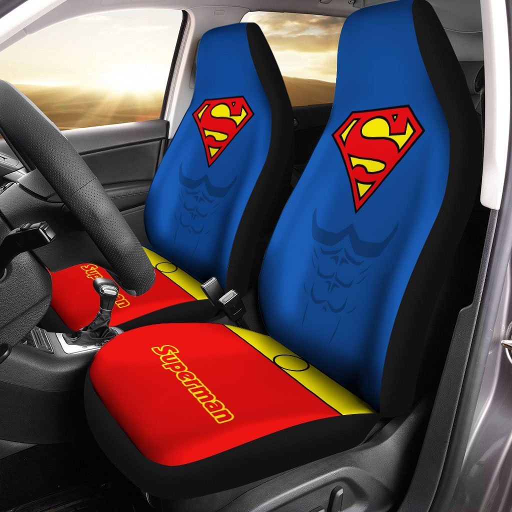 Super Hero Superman Car Seat Covers Custom - Gearcarcover - 1