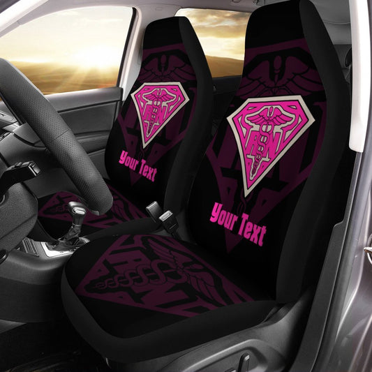 Super Nurse Car Seat Covers Custom Nurse Symbol Car Accessories - Gearcarcover - 1